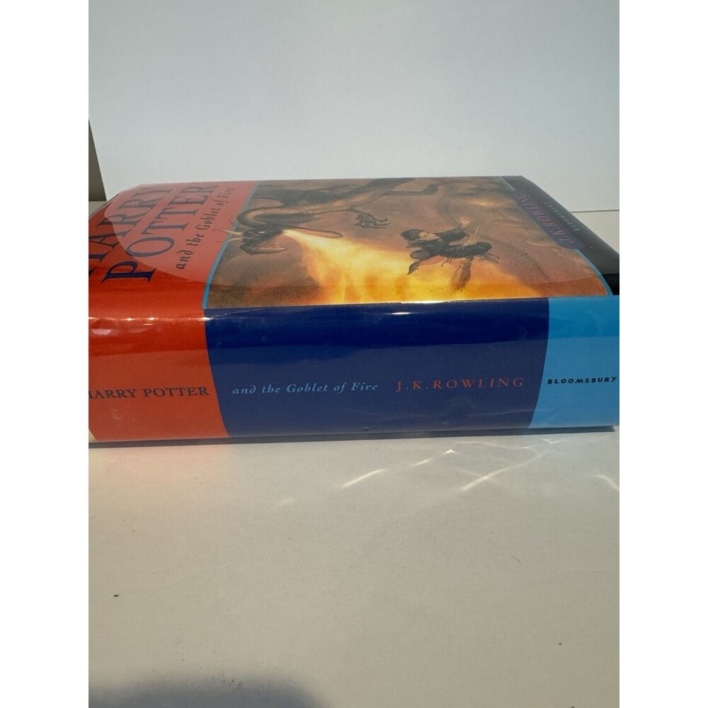 Harry Potter Goblet of Fire J.K. Rowling Hardcover 1st Edition Glasgow with erro - Picture 2 of 12
